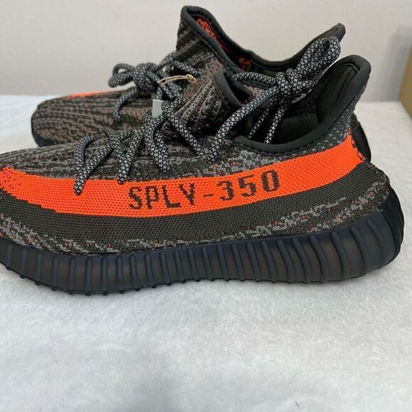 Yeezy Boost 350 V2 Carbel Stegrey/Solred NEW IN BOX 9 Mens main image 4